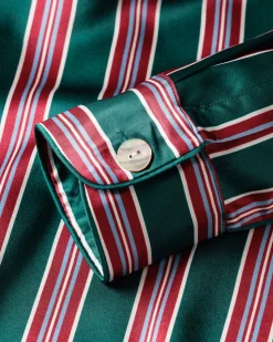 Men’s Silk Pajama Lancaster Stripe in Lancaster Stripe