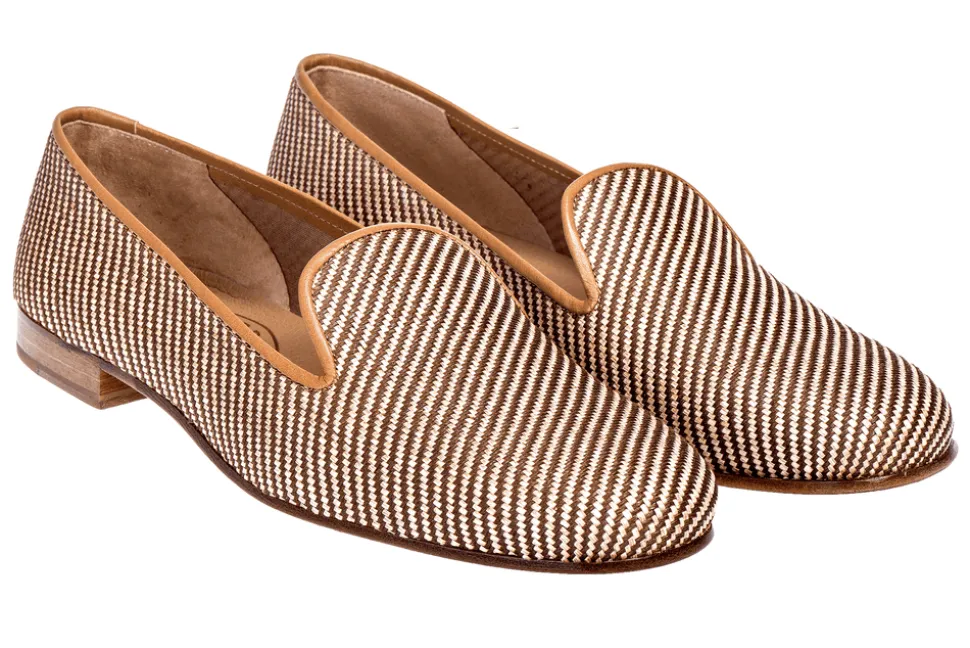 Men's Straw Raffia Slipper