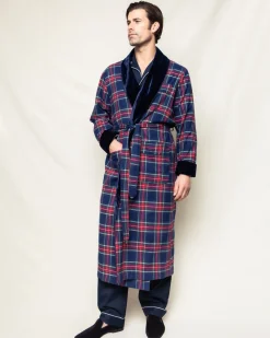 Men’s Windsor Tartan Velvet Robe
