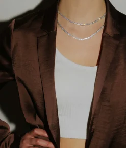 Mercer Slider Tennis Necklace