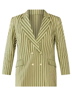 Meredith Blazer in Meadow Stripe
