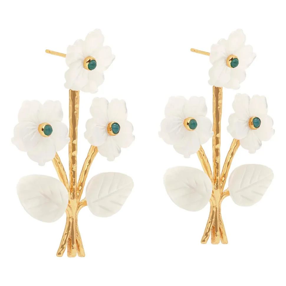 Mermaid Garden Convertible Bouquet Post Earrings