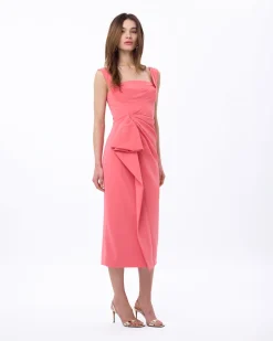 Mia Dress in Guava