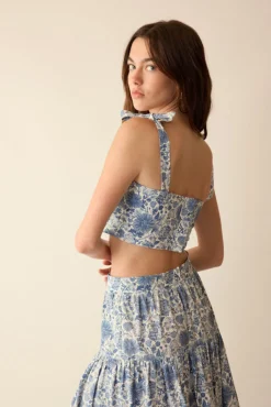 Mia Top in Blue