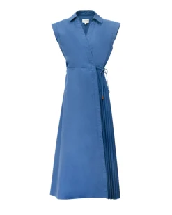 Midi Shivon Dress in French Blue