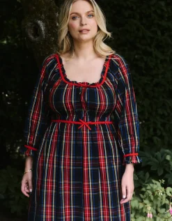 Midnight Tartan Agatha Dress