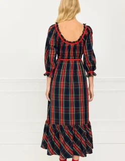 Midnight Tartan Agatha Dress
