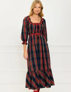 Midnight Tartan Agatha Dress
