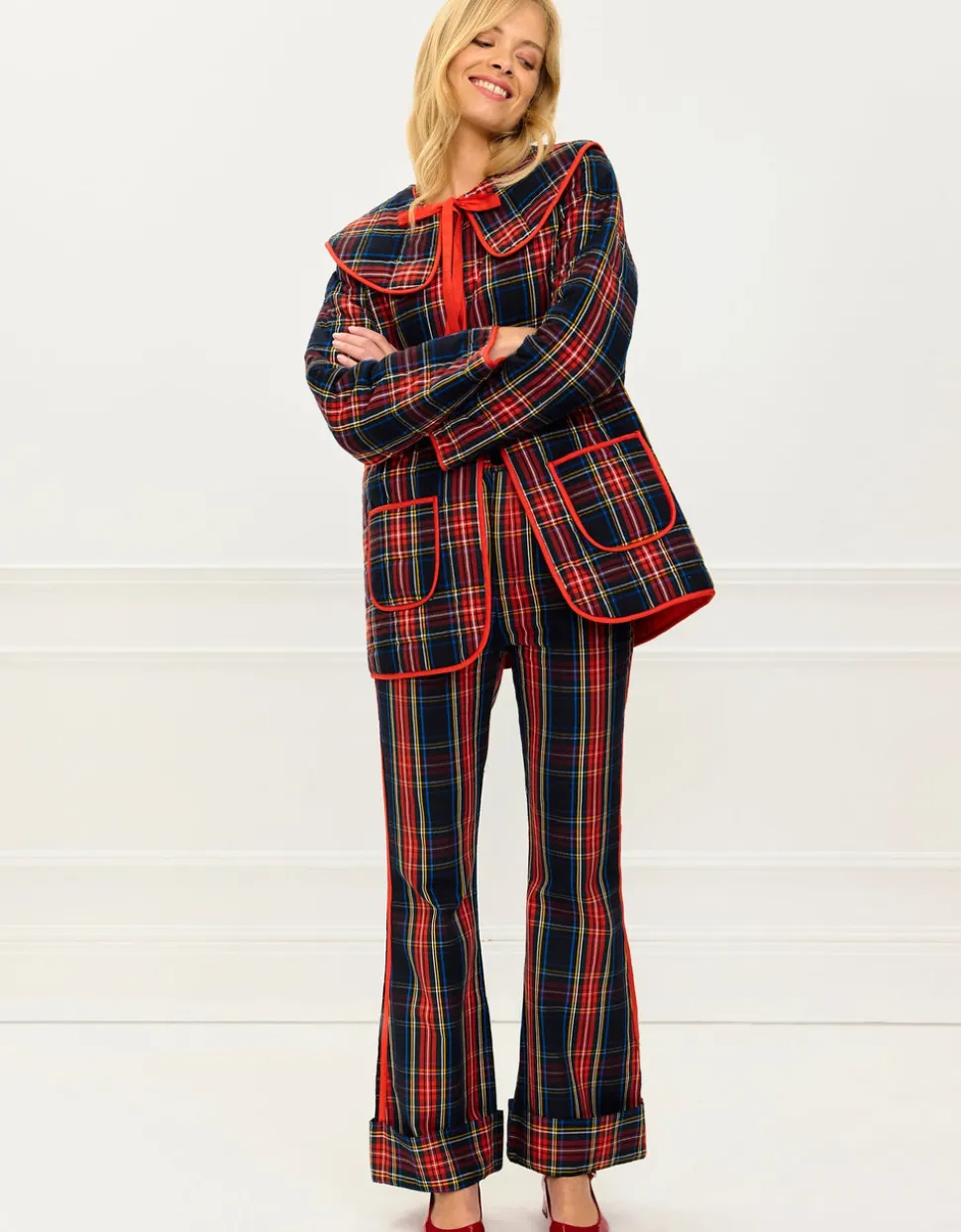 Midnight Tartan Simone Jacket