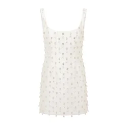 Mikado Mini Dress with Crystal Drops | STYLE 022