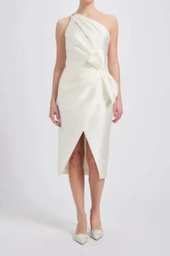 Mikado One-Shoulder Dress