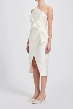 Mikado One-Shoulder Dress