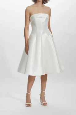 Mikado Strapless Dress