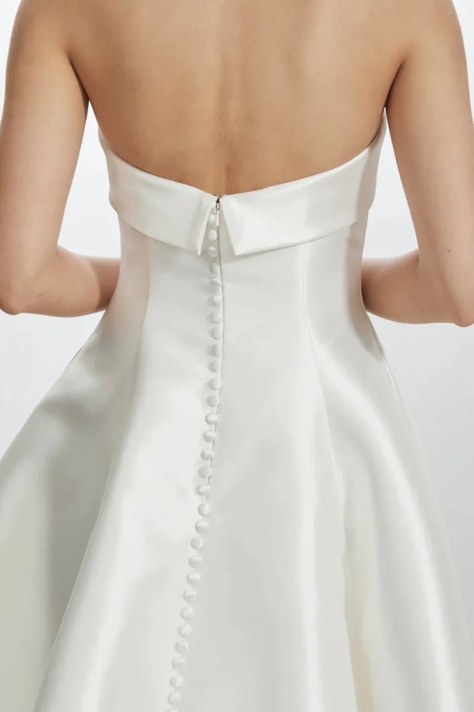 Mikado Strapless Dress