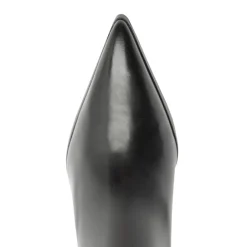 Mikki Block Leather Boot in Black