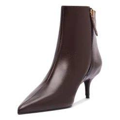 Mikki Mid Bootie in Dark Chocolate