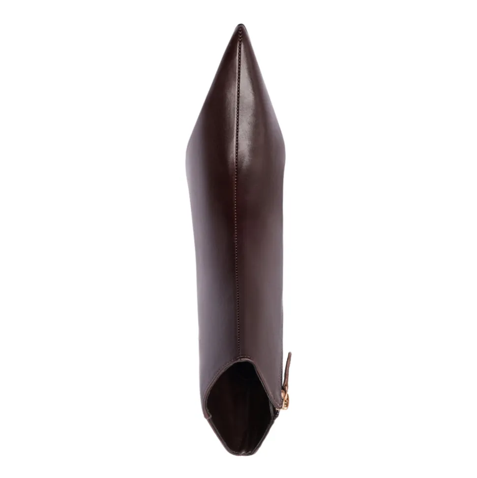 Mikki Mid Bootie in Dark Chocolate