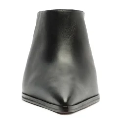 Mikki Mule Leather Pump in Black
