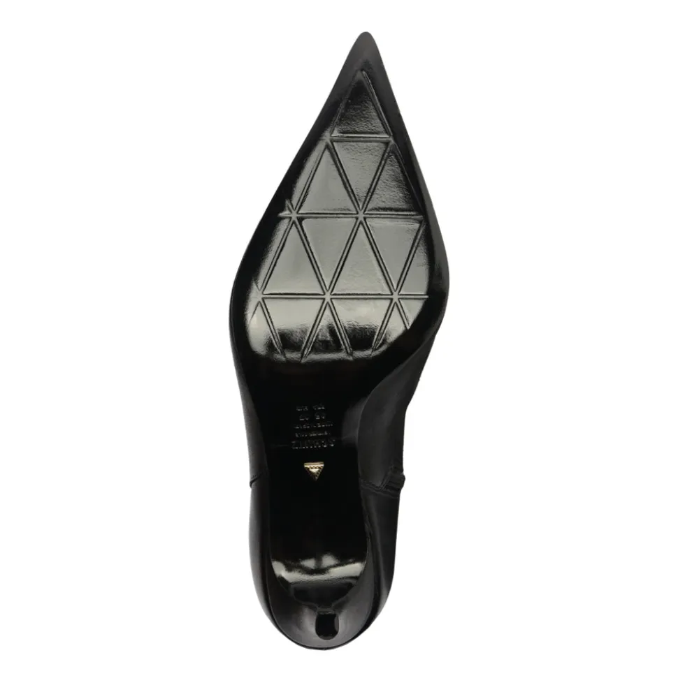 Mikki Up Leather Boot in Black
