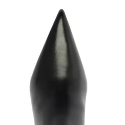 Mikki Up Leather Boot in Black