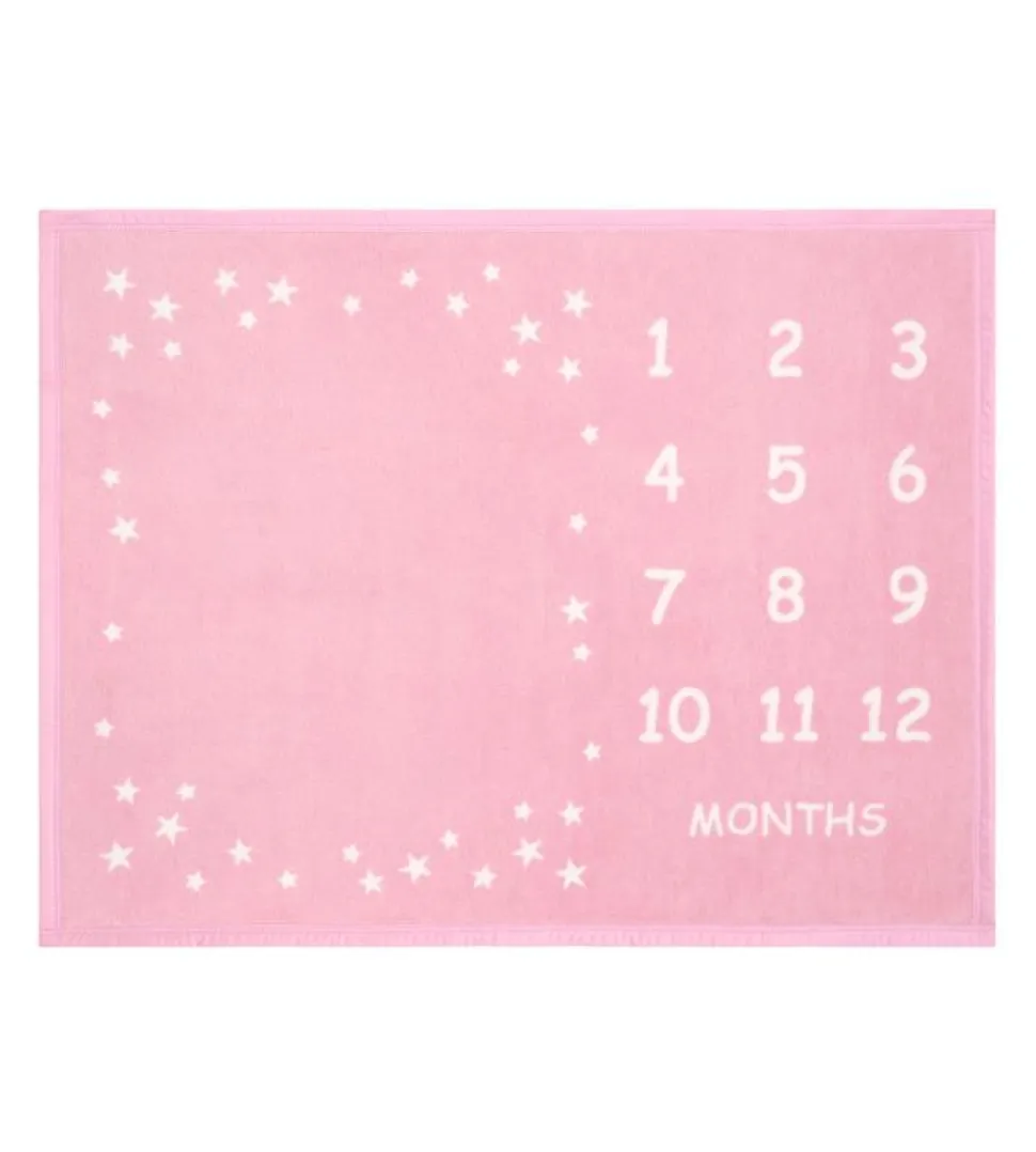 Milestone Mini Blush Blanket