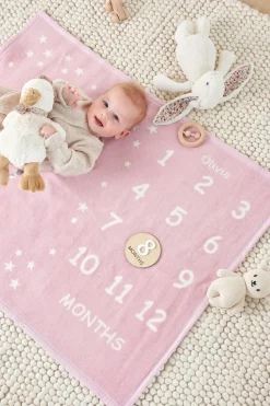 Milestone Mini Blush Blanket