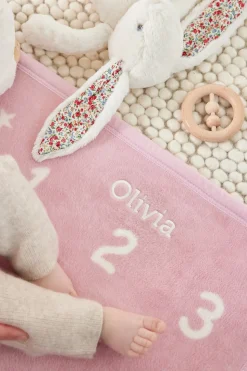 Milestone Mini Blush Blanket