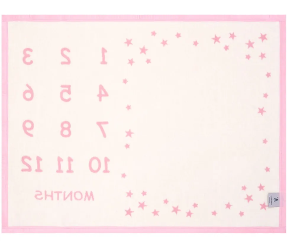 Milestone Mini Blush Blanket