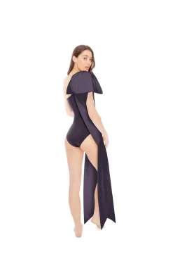 Milly In Black with Black Bow