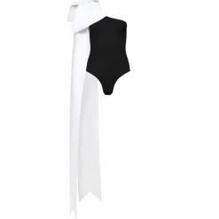 Milly In Black with White Bow