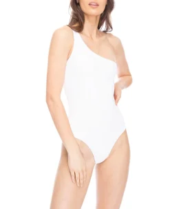 Milly White One-Piece With White Bow