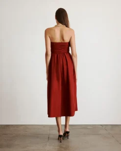 Mina Dress in Smoked Paprika