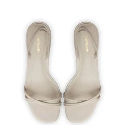 Mini Annie Sandal In Ivory Leather