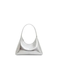 Mini Candy Bag in Crinkled Silver