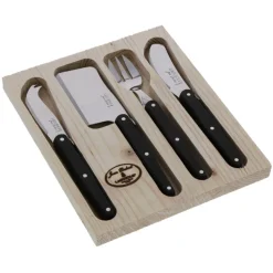 Mini Cheese Set in Wenge Wood, Set of 4