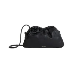 Mini Cloud Clutch in Black & Flamma