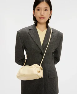 Mini Cloud Clutch in Black & Flamma