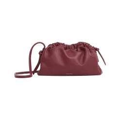 Mini Cloud Clutch in Oxblood