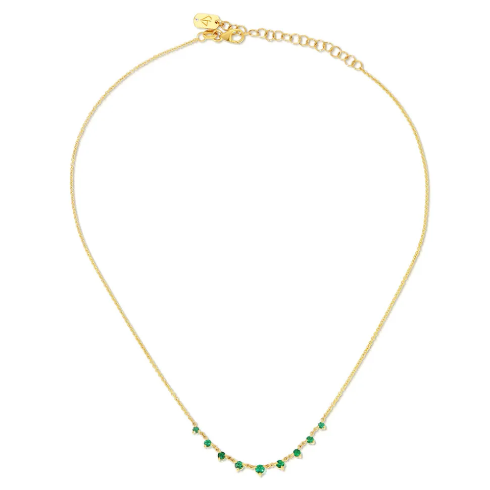 Mini Emerald Starstruck Necklace