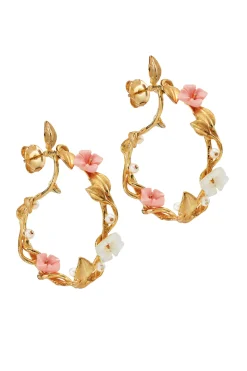 Mini Flower Whirl Earrings