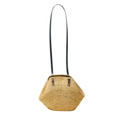 Mini Keza Braided Raffia Carryall