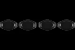 Mini Oval Baker 1/3 QT in Matte Black, Set of 4