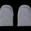Mini Oven Mitts 8" in Charbon, Set of 2