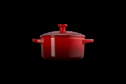 Mini Round Cocotte in Cerise