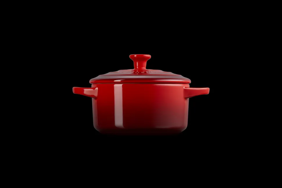 Mini Round Cocotte in Cerise