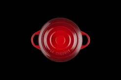 Mini Round Cocotte in Cerise
