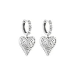 Mini Southwestern Heart Earrings