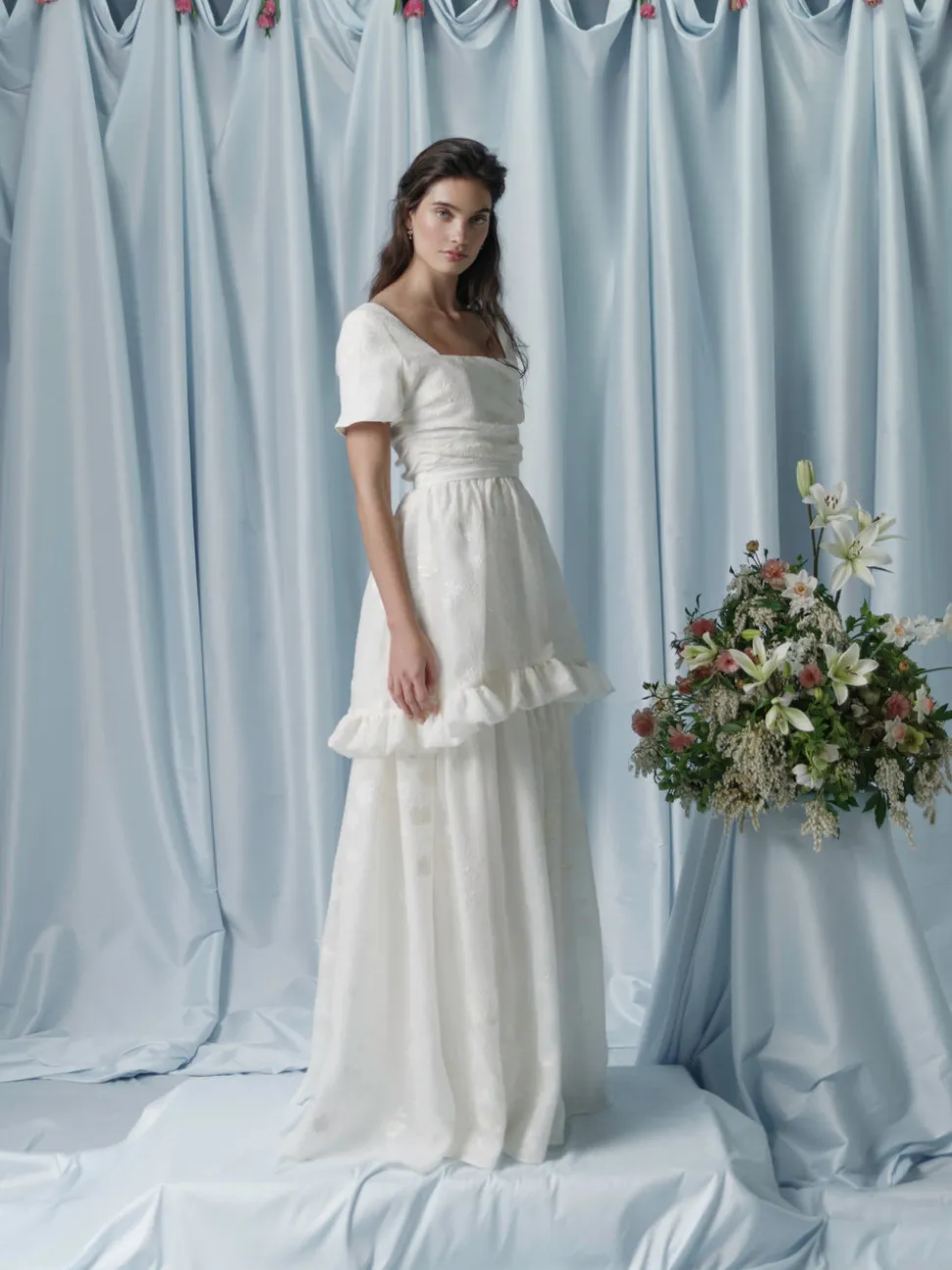 Miranda Ruched Bodice Gown