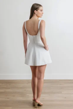 Misia Dress in Ivory