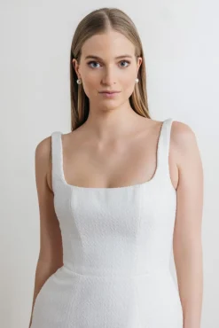 Misia Dress in Ivory